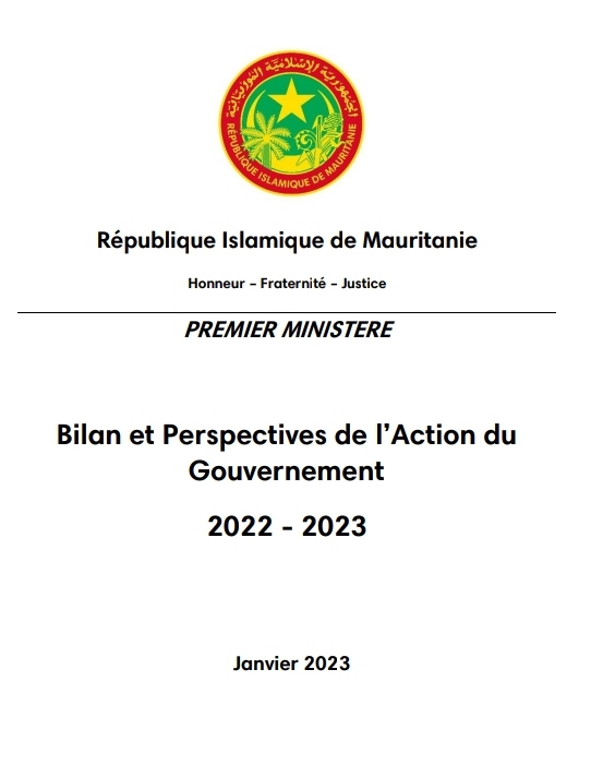 Bilan et Prespectives de l'action du Gouvernement 2022-2023